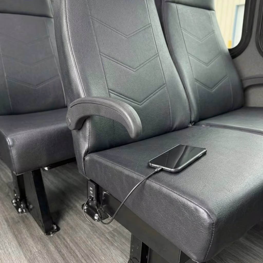 apache junction 15 passenger minibus usb charging