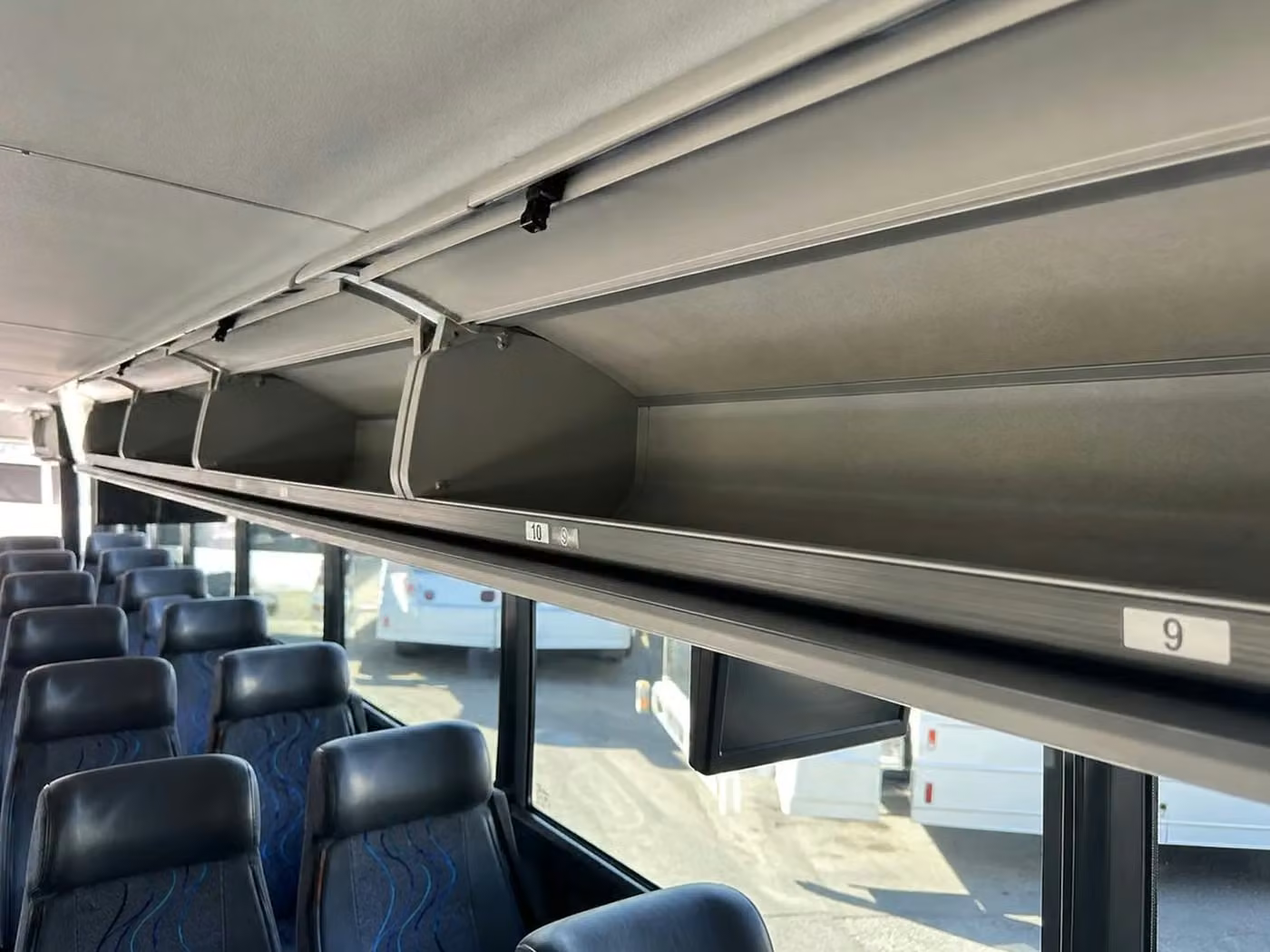 apache junction 18 passenger minibus overhead storage