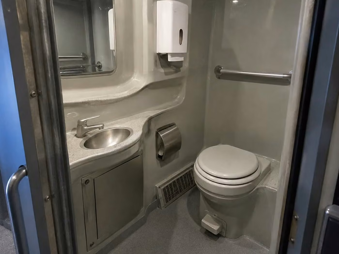 apache junction charter bus onboard restroom
