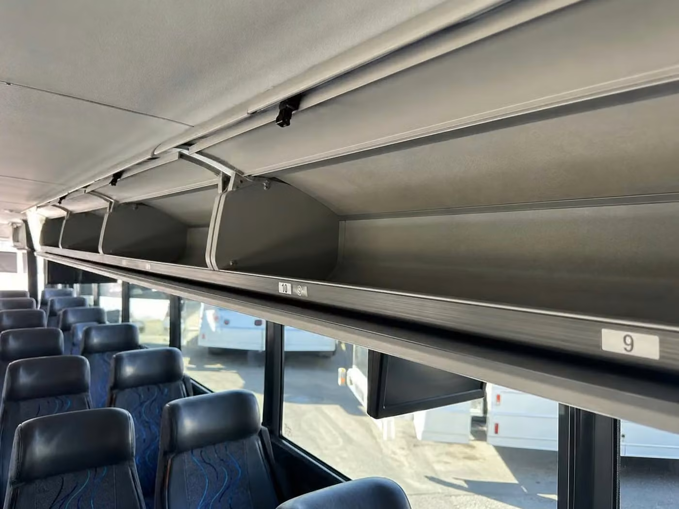 apache junction charter bus overhead storage