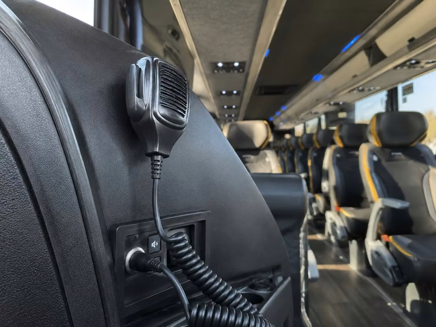 apache junction charter bus pa system
