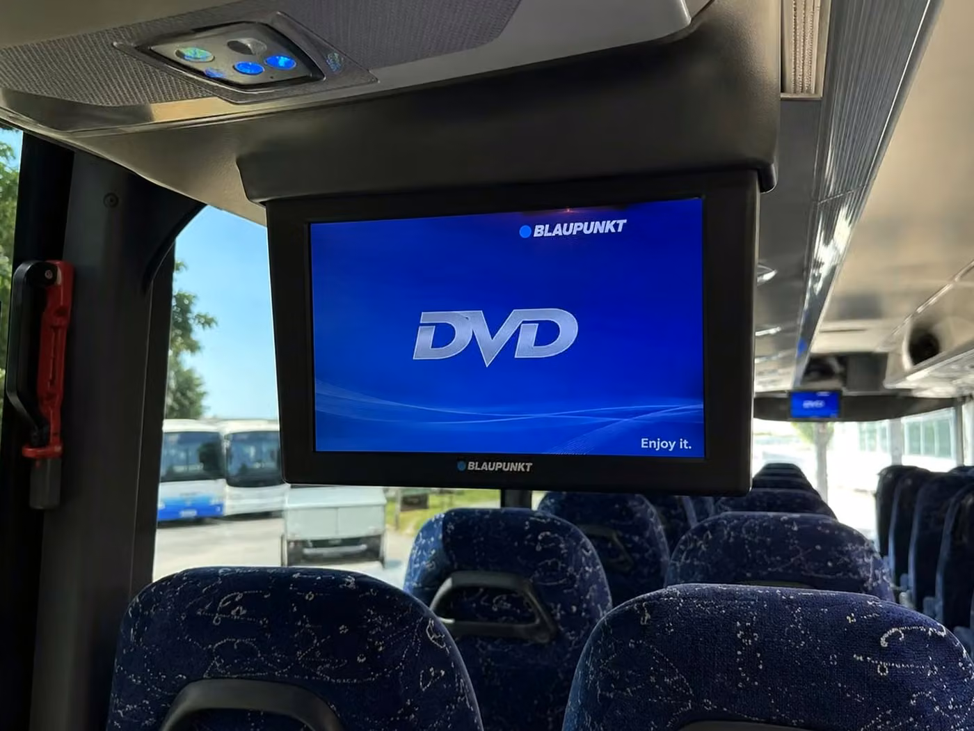 apache junction charter bus tv monitors