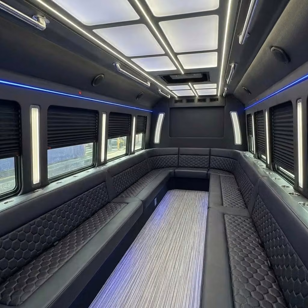 apache junction party bus wraparound seating