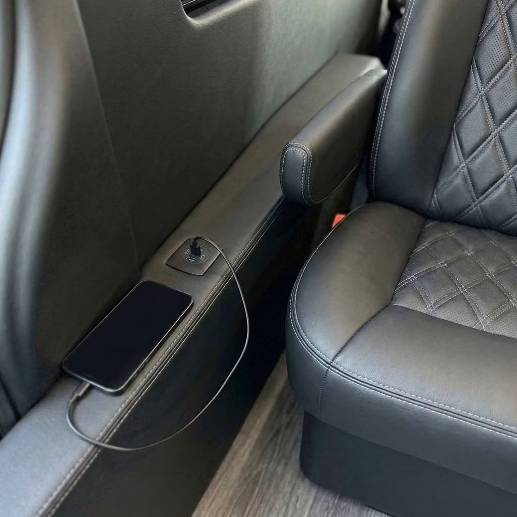 apache junction sprinter van rental with driver usb charging