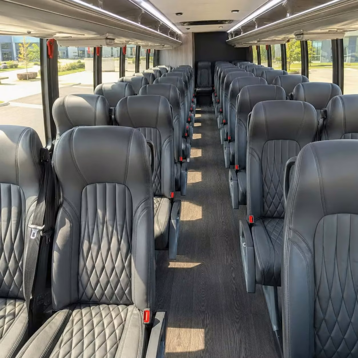 35 passenger minibus interior